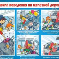 правила поведения на жд